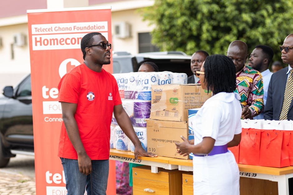 A community support moment connected to Caritas College programmes